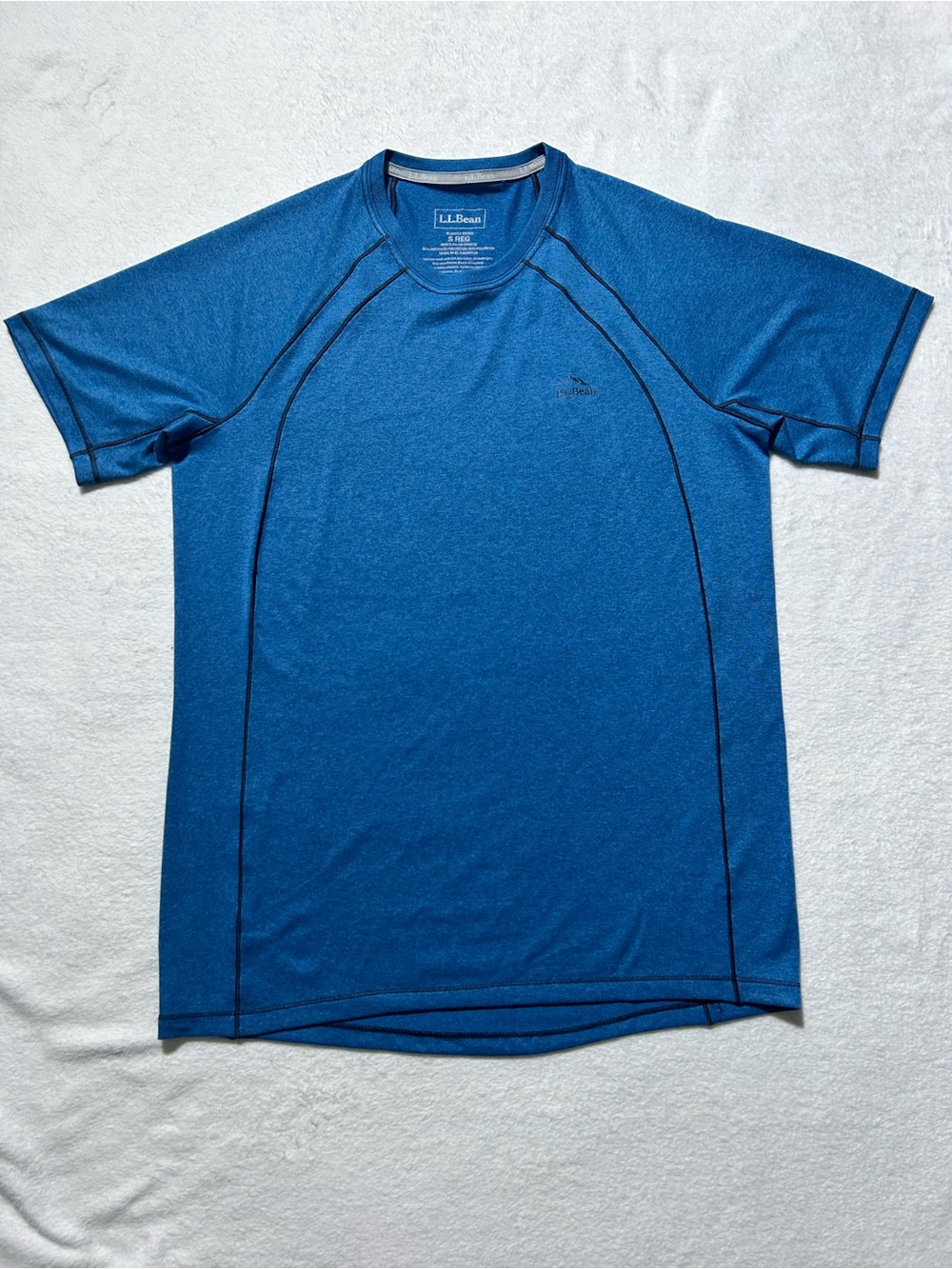 L.L. Bean Men’s Royal Blue Short-Sleeve Rash Guard